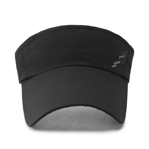 Sun Visor Hat Breathable Mesh Polyester Topless Baseball Cap Adjustable UV Protection For Outdoor Sports Running
