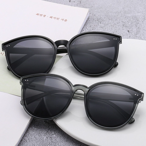 Gafas De Sol Polarizadas Montura PC Lentes TAC Protección UV400 Gran Tamaño Oval Vintage Moda Para Conducir Pesca Lujo