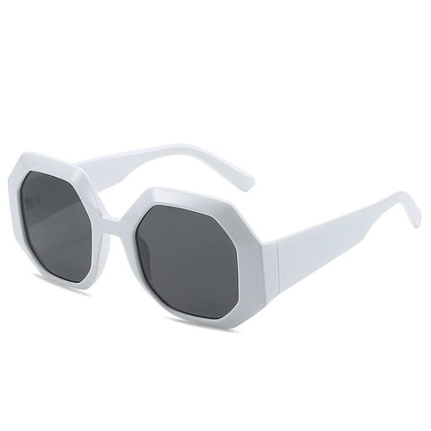 Oversized Geometric Sunglasses PC Frame UV400 Protection Trendy Octagonal Eyewear For Outdoor Street Fashion