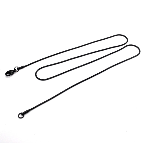 Roestvrij Staal Slangenketting Halsketting Voor Dames Heren Unisex Mode DIY Accessoire Glad Metalen Sieraden Minimalistisch