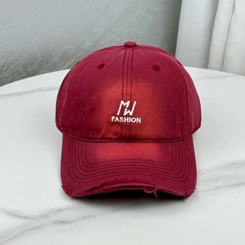 Casquette De Baseball Distressed Coton Lettres Brodées Ajustable Visière Courbée Rétro Streetwear Chapeau Soleil
