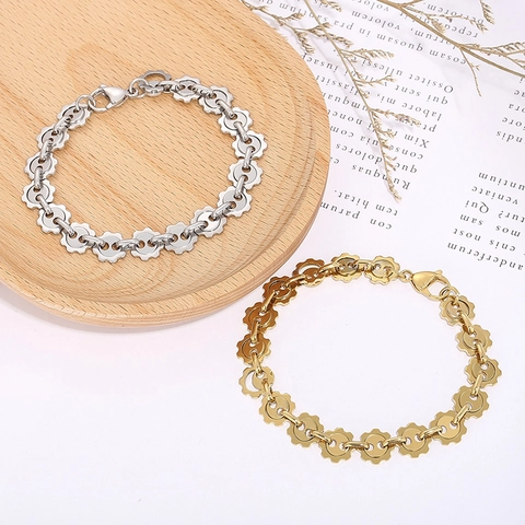 Collar De Cadena De Engranajes De Acero Inoxidable Estilo Mecánico Punk Joyería Para Hombres Mujeres