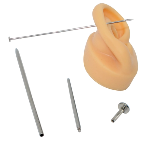 316L Edelstahl Body Piercing Einführstift Taper Werkzeug Innengewinde Für Bauchnabelring Ohrstecker Lippenpiercing