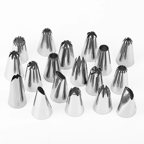 Beccucci In Acciaio Inossidabile Decorazione Torte Ugelli Crema Glassatura Cupcake Cottura Strumenti Decorativi Professionale
