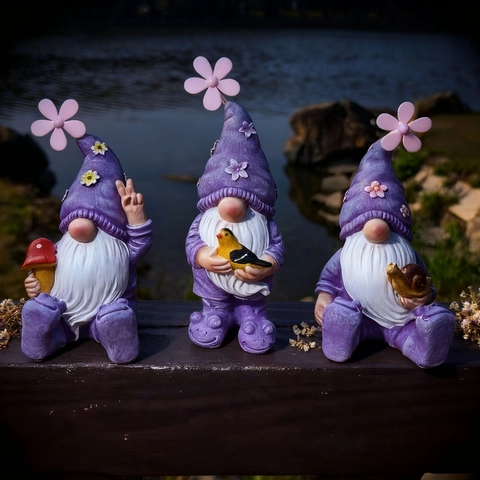 Gnome Silicone Mold For DIY Candle Making Cake Baking Resin Plaster Garden Dwarf Ornament White Flexible