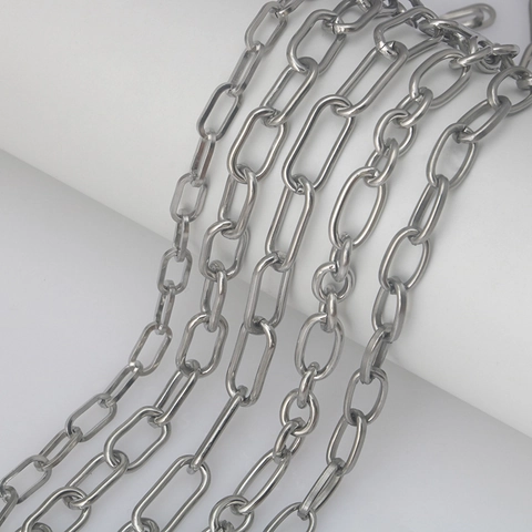 DIY Gliederkette Edelstahl Halbzeug Zubehör Für Handgefertigte Halskette Armband Schmuckherstellung Minimalistisches Design