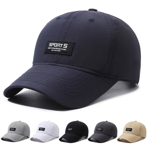 Baseball Cap Quick Dry Breathable Sun Protection Outdoor Sports Adjustable Polyester Hat For Men Women Sport S Patch