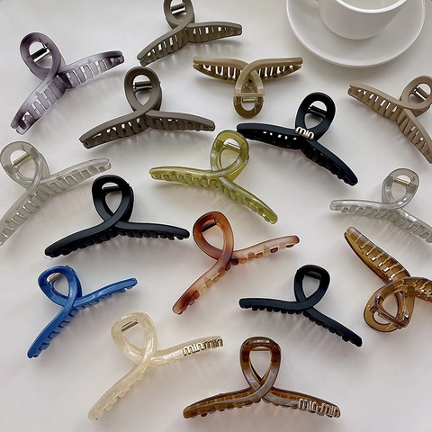 Elegante Molletta Per Capelli In Acrilico Forcina Resina Lega Strass Perla Artificial Moda Accessorio Per Capelli Da Donna