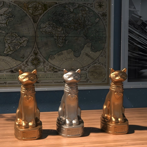 Siliconen Mal Oud Egypte Anubis Bastet Kat Standbeeld DIY Hars Gieten Epoxy Ambacht Bureau Decor Ornament Kunst Gereedschap