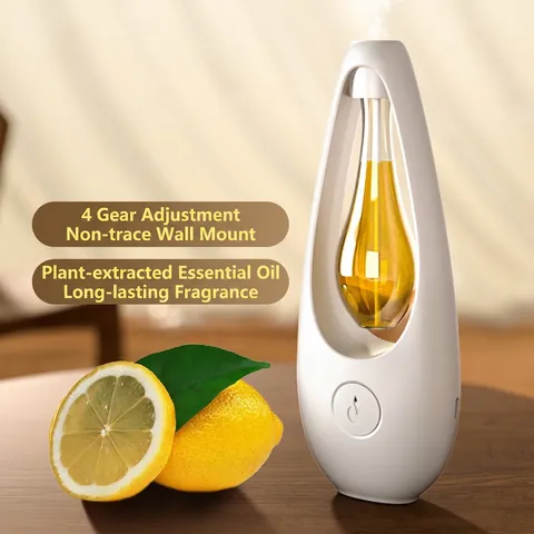 Smart Automatic Aroma Diffuser Fragrance Dispenser Wall Mounted USB Rechargeable Essential Oil Mist Maker For Home Office