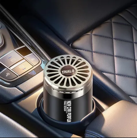 Car Air Freshener Solid Balm Natural Plant Extract Deodorizing Long Lasting Fragrance Glass Bottle Metal Lid Interior Decor