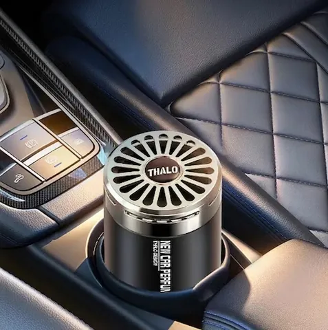 Car Air Freshener Solid Balm Natural Plant Extract Deodorizing Long Lasting Fragrance Glass Bottle Metal Lid Interior Decor