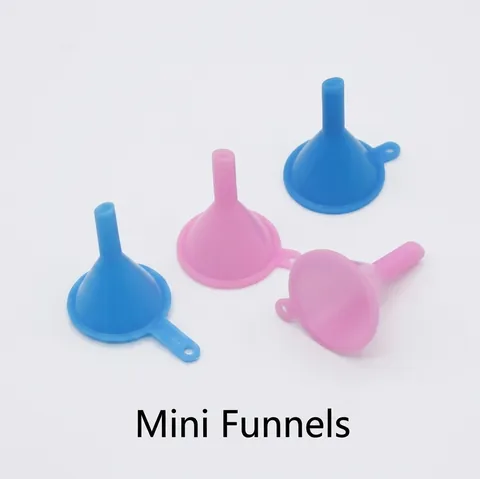 Mini Trichter Kunststoff Für Parfüm Ätherisches Öl Hautpflege Flüssigkeitsspender Tragbar Bunt Nachfüllbar Klein