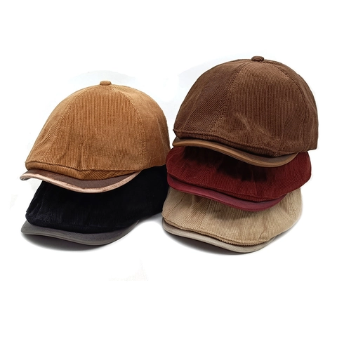 Gorra Plana De Pana Vintage Sombrero Ivy Retro Con Ala De Cuero Ajustable Estilo Británico Boina Para Hombres Y Mujeres