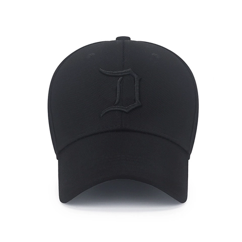 Gorra De Béisbol Transpirable Elástica Espalda Cerrada Deporte Al Aire Libre Bordado Letra Gótica Hombres Mujeres