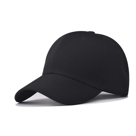 Solid Color Baseball Cap Polyester Adjustable Snapback Hat For Outdoor Sports Sun Protection Unisex Classic Curved Brim