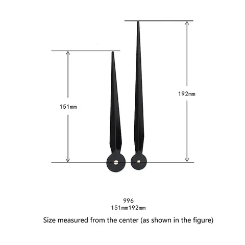 Clock Hands Replacement Quartz Movement Parts Aluminum Metal DIY Repair Tool For Wall Clocks Simple Modern