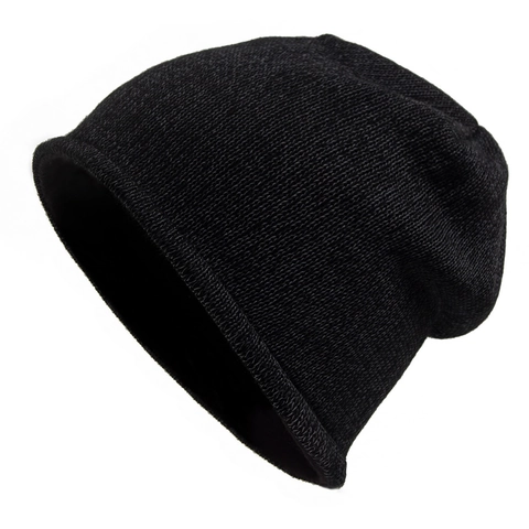 Reflektierende Strickmütze Beanie Acryl Fleecegefüttert Warm Winter Winddicht Outdoor Nachtsicherheit Herren Damen