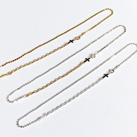 Kreuzkette 925 Sterling Silber Minimalistischer Handgefertigter Anhänger Zierlicher Schmuck Für Frauen
