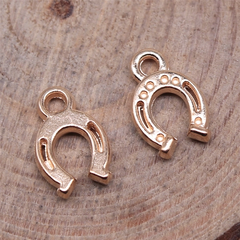 Ciondoli A Ferro Di Cavallo Lega Portafortuna Animali Pendenti Per Creazione Di Gioielli Fai Da Te Collane Braccialetti Accessori Stile Vintage