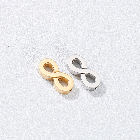 Dije Símbolo Infinito Acero Inoxidable Colgante Ocho DIY Fabricación Joyas Conector Para Pulsera Collar Accesorio
