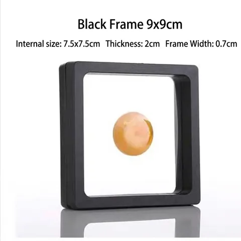 Jewelry Packaging Box Velvet Necklace Case Drawstring Bag Floating Display Frame Paper Gift Carrier For Accessories