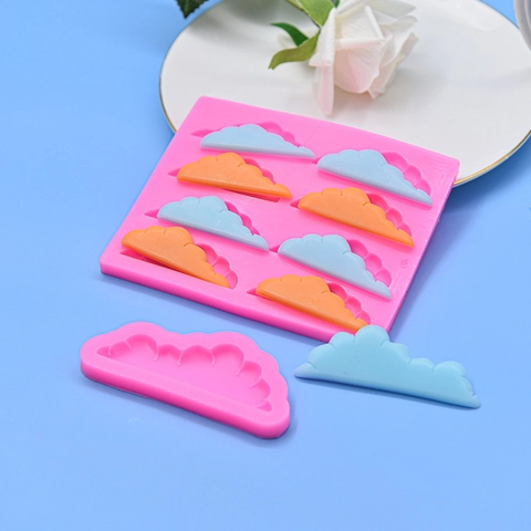 Wolkvorm Siliconen Fondant Vorm Voor DIY Bakken Chocolade Taart Decoratie Handgemaakte Zeep Snoep Ambachtelijke Tool