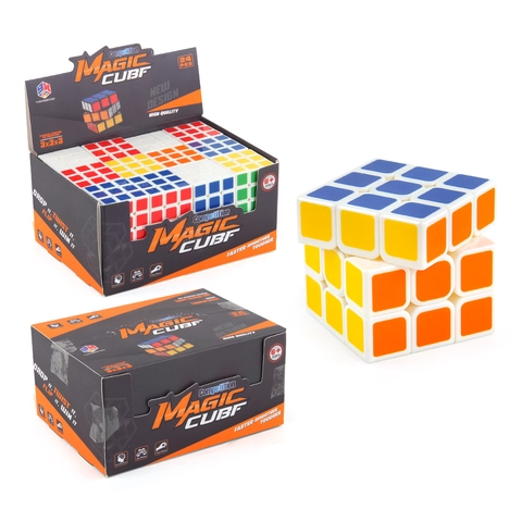 Mini Speed Cube Educational Puzzle Toy For Kids Brain Training Stress Relief Multicolor Magic Cube Smooth Rotation Finger Toy