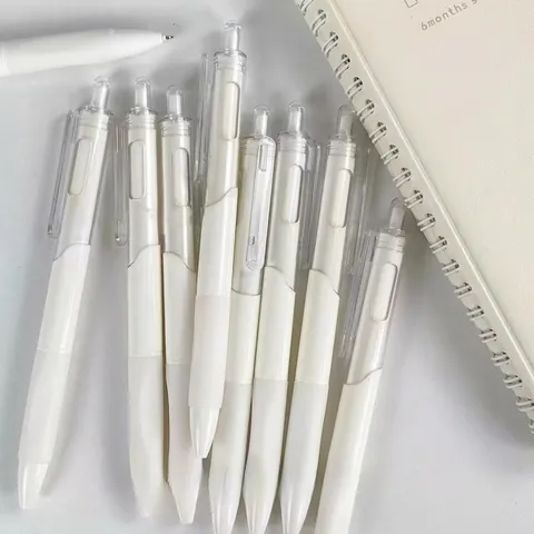 Penna Gel Retrattile Minimalista 0.5mm Punta ST Asciugatura Rapida Colori Morandi Cancelleria Ufficio Scuola