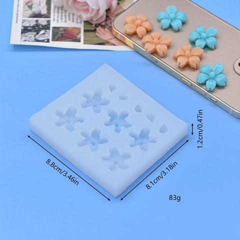 Sakura Flower Silicone Mold For Fondant Chocolate Cake Decorating DIY Baking Craft Tool