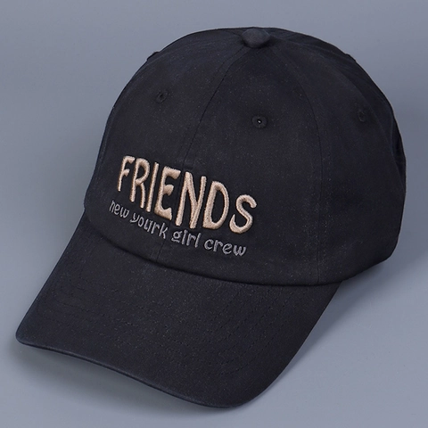 Casquette De Baseball En Coton Brodé Lettres FRIENDS Chapeau De Soleil Ajustable Style Streetwear Femmes Hommes