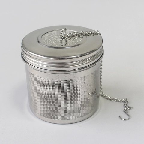 Diffuseur de Thé en Acier Inoxydable 304 Tamis à Maille Avec Chaîne et Crochet Filtre à Thé en Vrac Outil de Cuisine