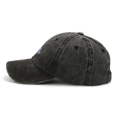 Gorra De Béisbol De Algodón Lavado Vintage Gorra Dad Distressed Hebilla De Metal Ajustable Bordado China Unisex