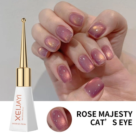 Professional Cat Eye Nail Gel Polish UV LED Soak Off Magnetic Glitter Shimmer Manicure Art Long Lasting High Gloss