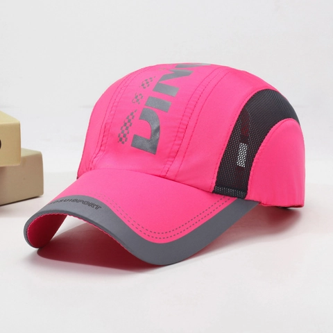 Cappellino Da Baseball Asciugatura Rapida Rete Traspirante Cappello Sole Poliestere Sport All Aperto Regolabile Uomo Donna Estate