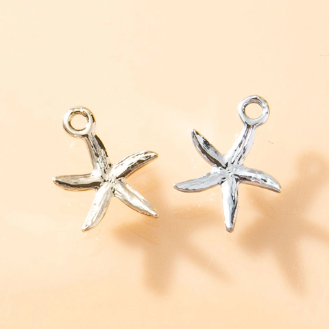 Ciondoli Stella Marina In Lega Placcati Oro Argento Tema Oceano Pendenti Per Gioielli Fai Da Te Per Collana Bracciale