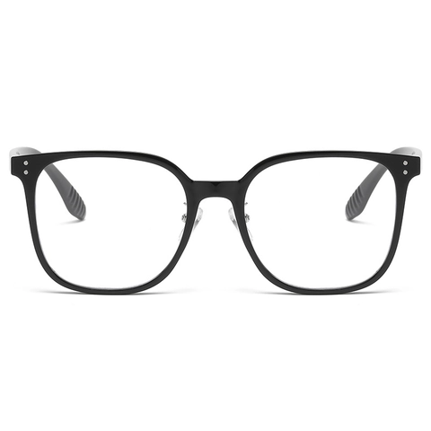 Fashion Oversized Square Anti Blue Light Glasses TR90 Frame PC Lens Eyewear Non Slip Optical Frame For Women Men
