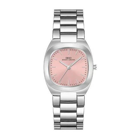 Fashion Women Quartz Watch Square Dial Stainless Steel Strap Waterproof Analog Wristwatch Minimalist Style Elegant Design