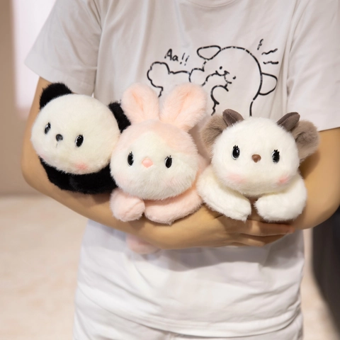 Weiches Plüschtier Stofftier Puppe Duftend Kawaii Panda Hase Katze Welpe Affe Schaf Für Kinder Mädchen Geschenk Beruhigend