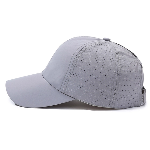 Gorra De Béisbol Mujer Cola De Cavallo Secado Rápido Malla Transpirable Deporte Al Aire Libre Sombrero De Sol Ajustable Ligero Verano