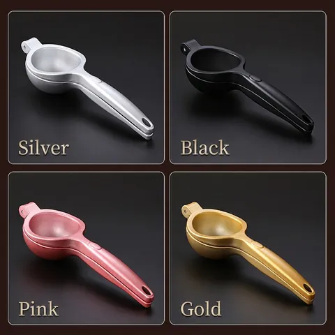 Manual Lemon Squeezer Zinc Alloy Hand Press Citrus Juicer Professional Fruit Extractor Ergonomic Handle Kitchen Tool