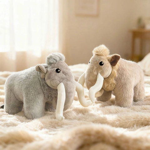 Mammut Plüschtier Weich Gefüllte Elefant Puppe Tier Dekokissen Für Kinder Geburtstag Geschenk Home Ornament Süß