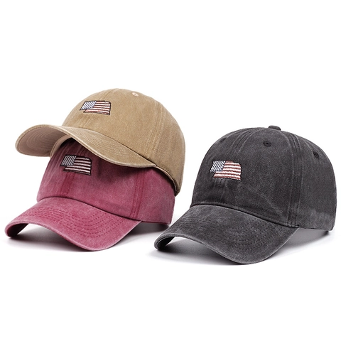 Vintage Washed Cotton Baseball Cap Distressed Retro Dad Hat Embroidered Nebraska Flag Patch Sun Protection For Men Women