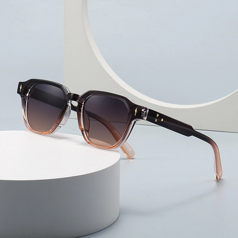 Vintage Rectangle Sunglasses For Women Men Retro Small Frame Fashion UV400 Protection Plastic Frame Sunglasses Trendy Eyewear