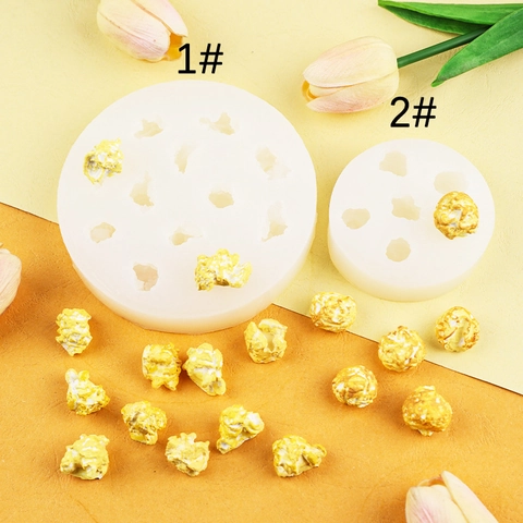 Popcorn Form Silikonform Für DIY Tortendekoration Harz Basteln Handgefertigte Kerze Gips Aromatherapie Backzubehör