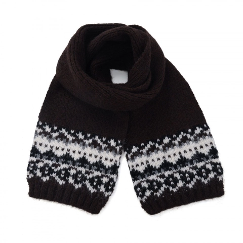 Fair Isle Knit Hat And Scarf Vintage Geometric Pattern Warm Thick Beanie For Women Winter Outdoor Daily Wear Protection