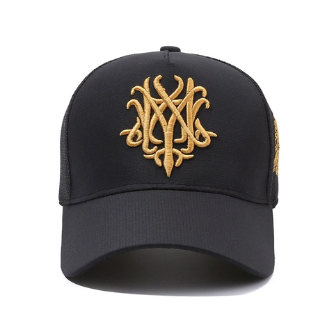 Men Women Mesh Baseball Cap Breathable Trucker Hat Embroidery Adjustable Outdoor Sunshade Streetwear Cotton Polyester