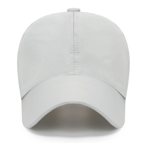 Lightweight Quick Dry Baseball Cap Sun Protection Outdoor Sports Adjustable Solid Color Polyester Hat For Men Women