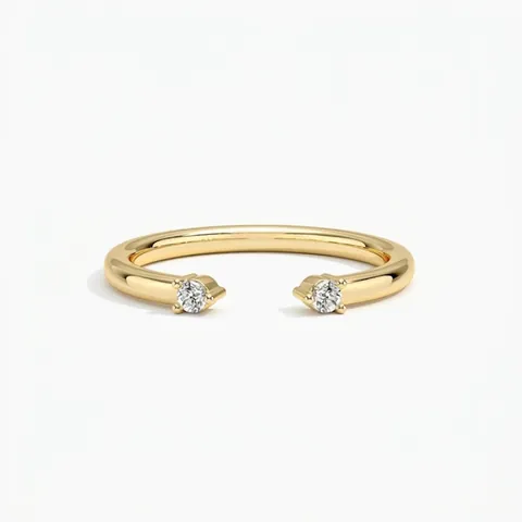 Minimalistischer 925 Sterlingsilber Goldener Vergoldeter D-Farbe Moissanit Ring Für Damen Herren Eternity Mode Schmuck Fingerring