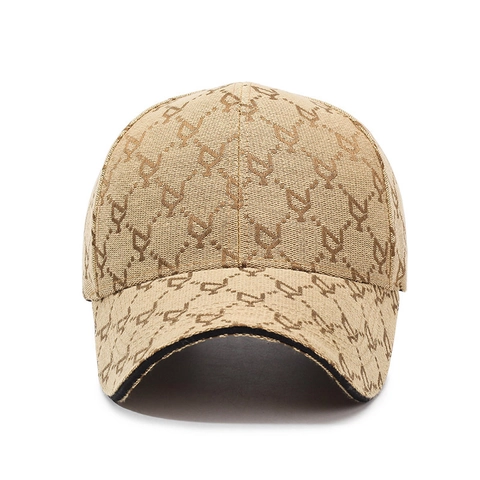 Jacquard Monogramm Baseballkappe Retro Buchstaben Muster Sonnenschutz Verstellbar Streetwear Hut Herren Damen
